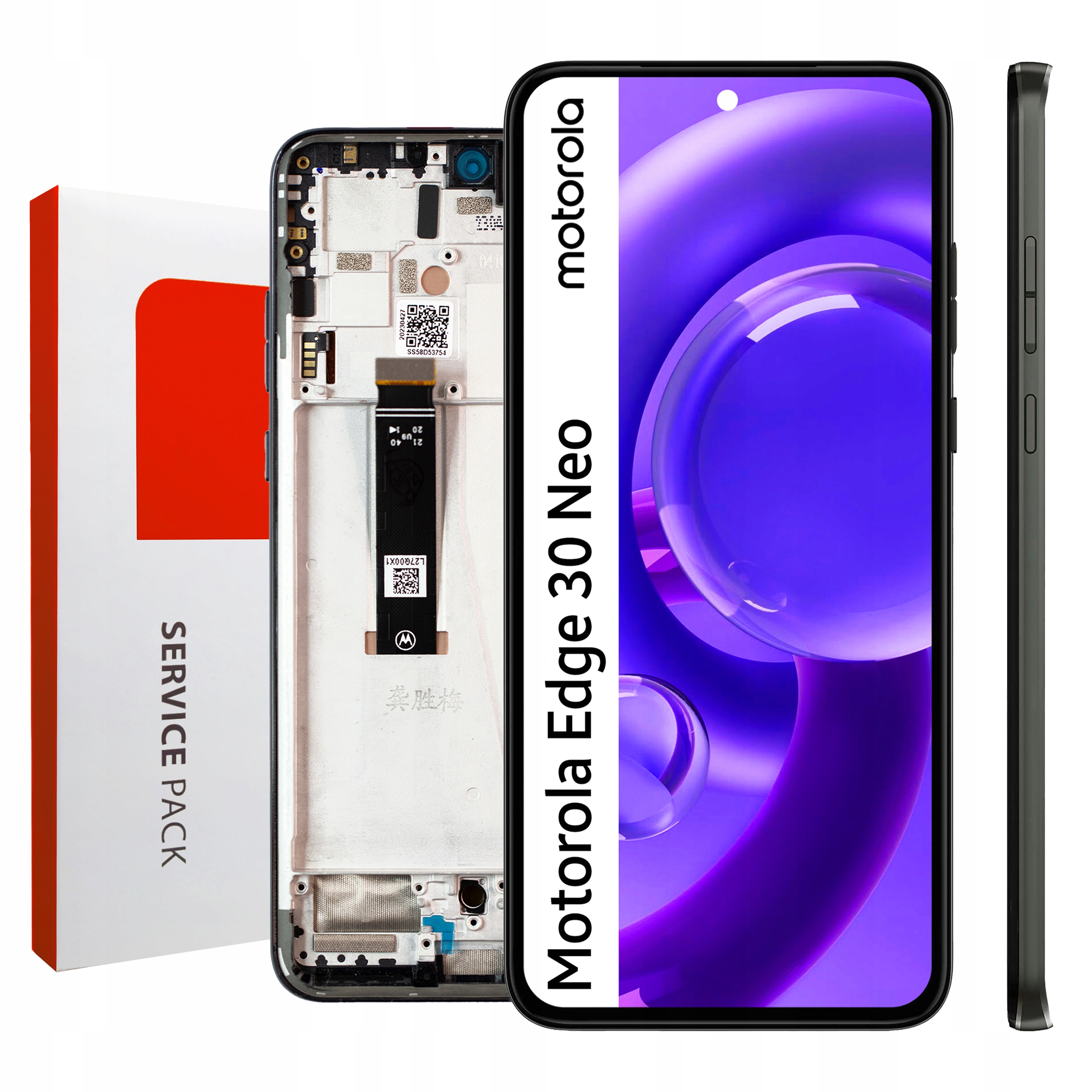 XT2245-1 LCD pre Edge 30 Neo Service Pack Displej Rámček Matrica Oled