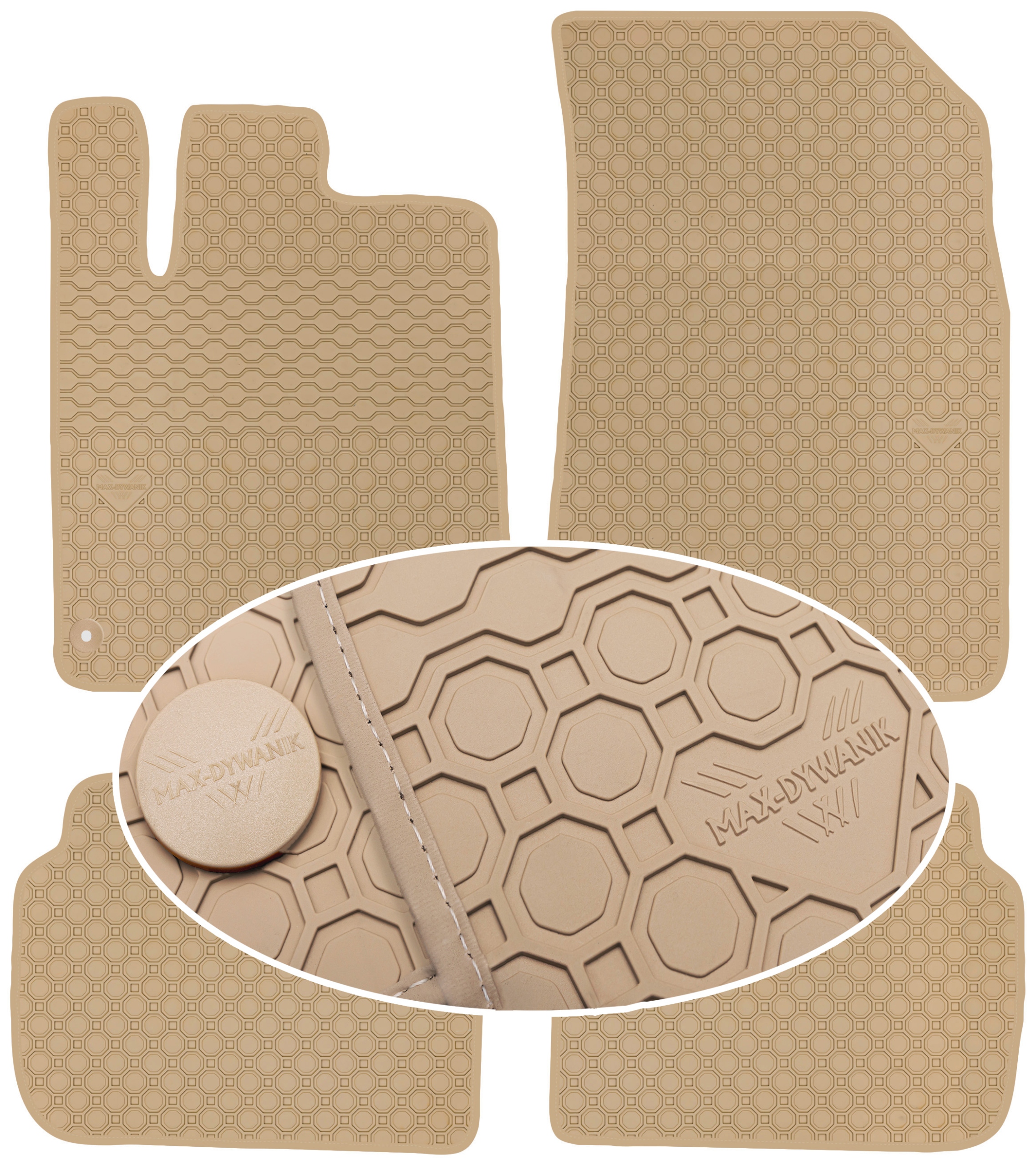 Peugeot 407 2004-2011 Koberce Béžové