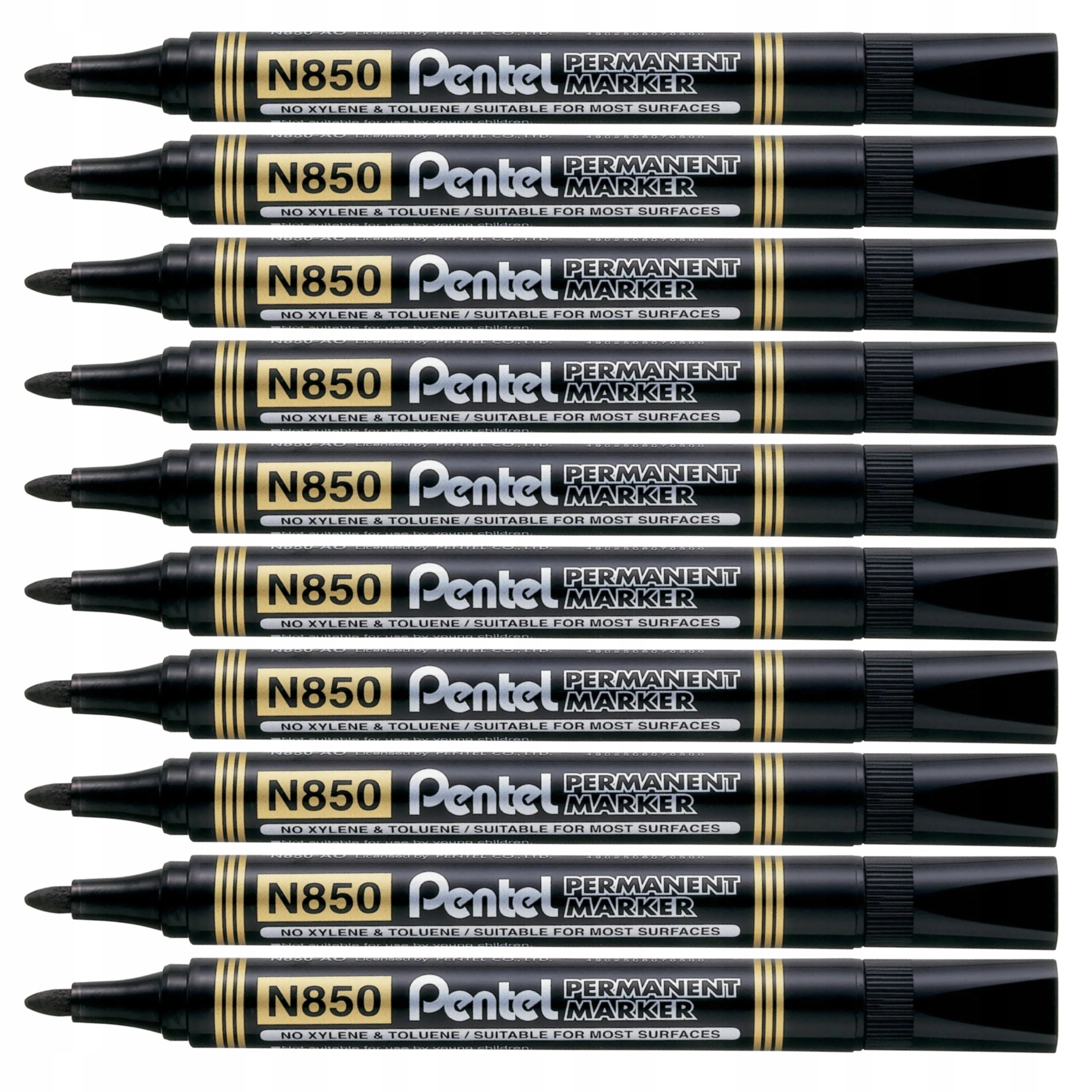 

Marker permanentny 1.1mm czarny Pentel N850 -10szt