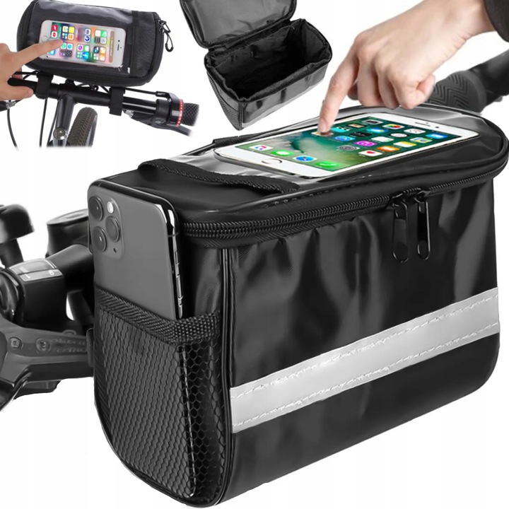 

Torebka 3,5L na kierownicę telefon 6,5'' sakwa