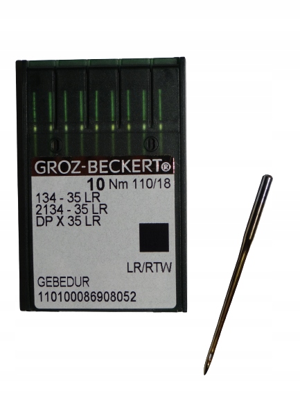 Igły 134-35 Lr 110/18 DPx35 Lr 2134-35 Lr Gebedur