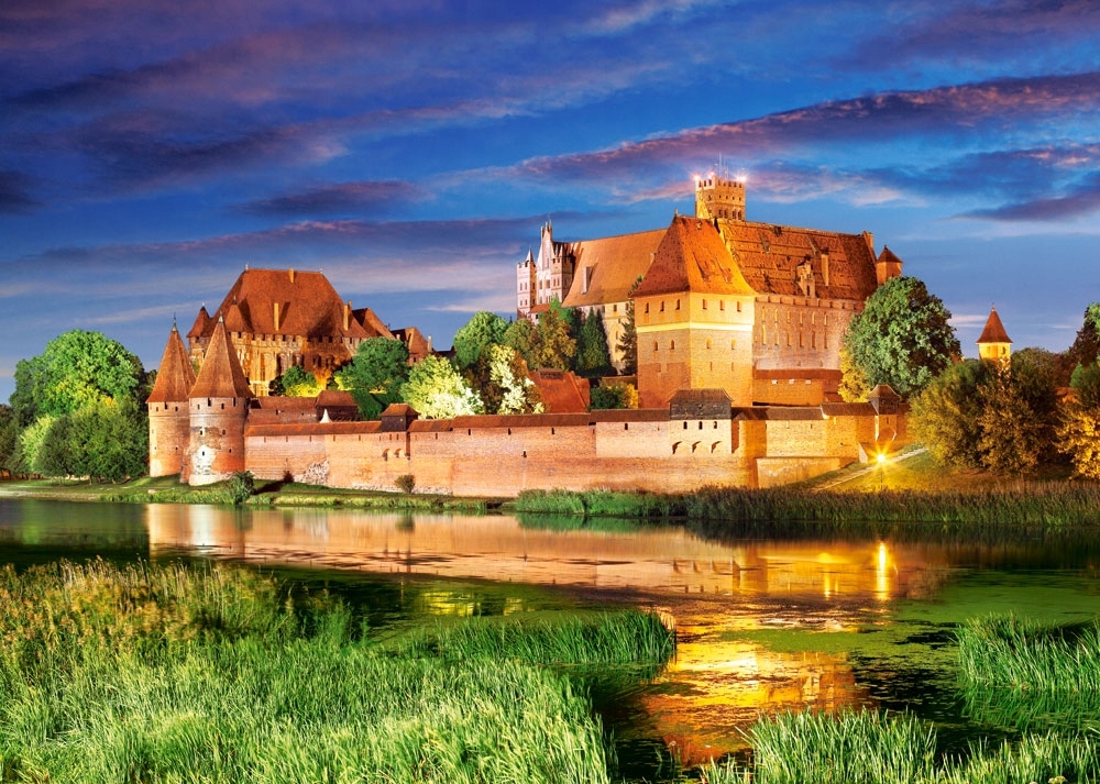 

Puzzle Widok Rzeka Zamek Malbork 9+ 1000 Castor