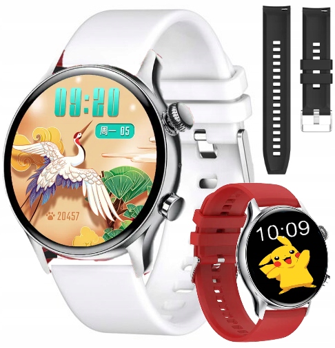 

Zegarek Dla Chłopca Smartwatch Na Komunię 3 Paski