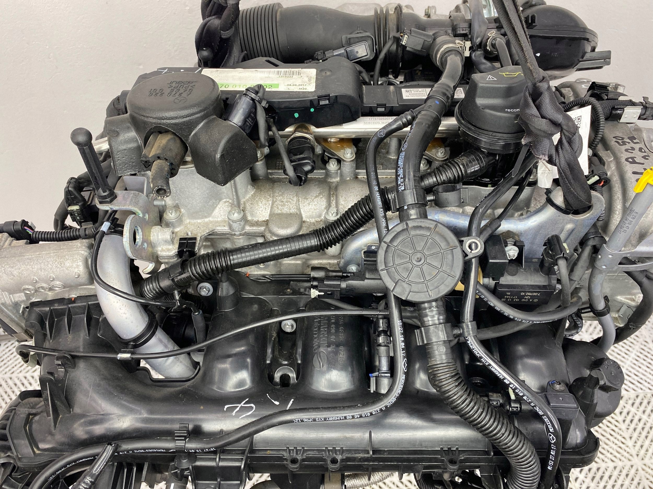 engine complete 270920 Mercedes CLA250 W117 2017r 2.0i 270.920 211KM