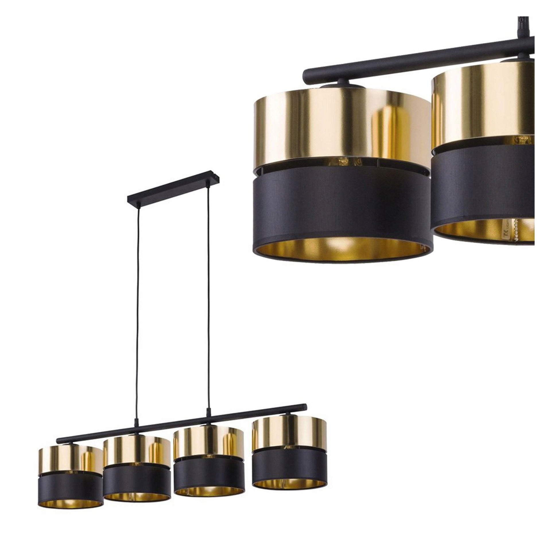 Závesná lampa Hilton Black/gold 4342 Tk Lighting