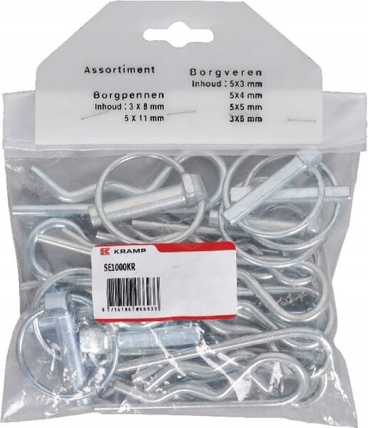 Zestaw zawleczek małych