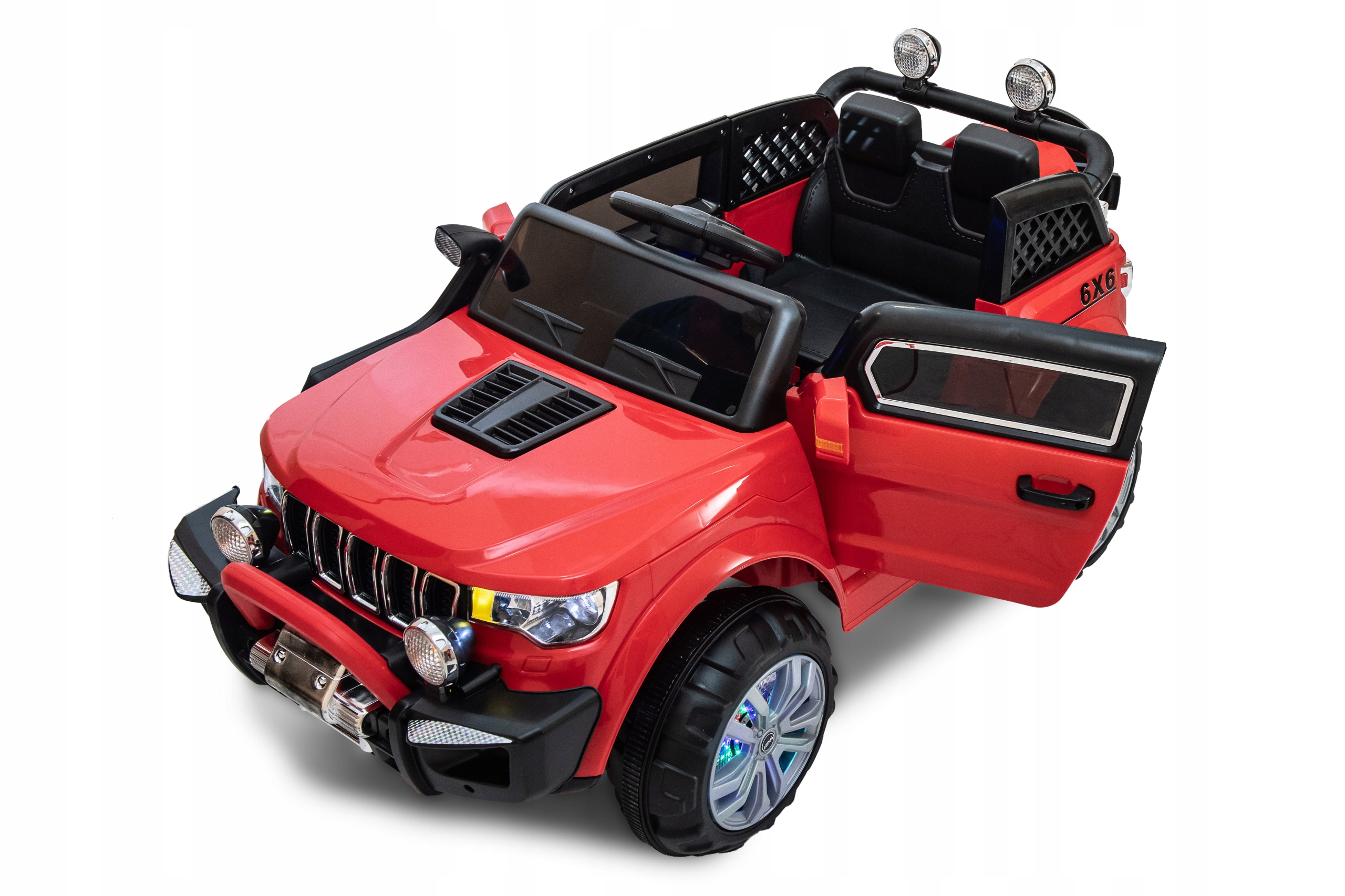 JEEP GRAND-RS3 CZERWONY AUTO DZIECIĘCE NA AKUMUL Szerokość pojazdu 75 cm