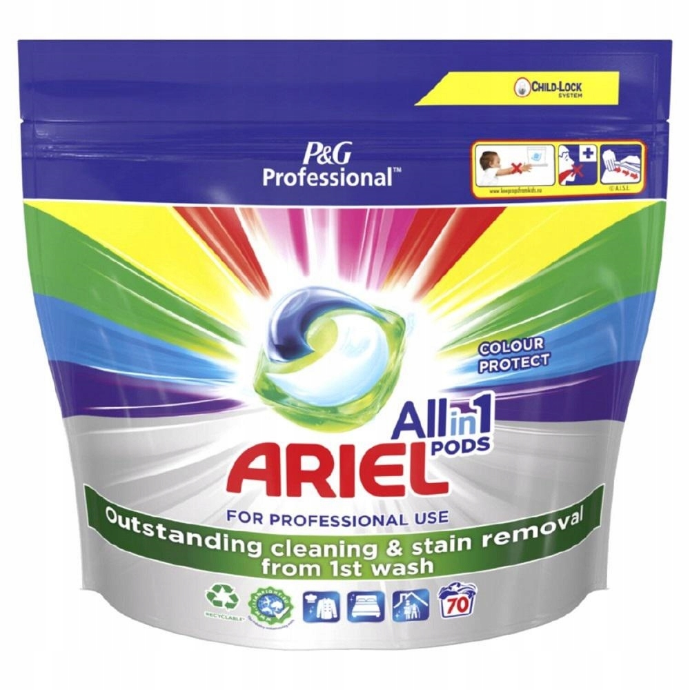 Levně Kapsle na praní Ariel ALLin1 Pods color 70 kusů