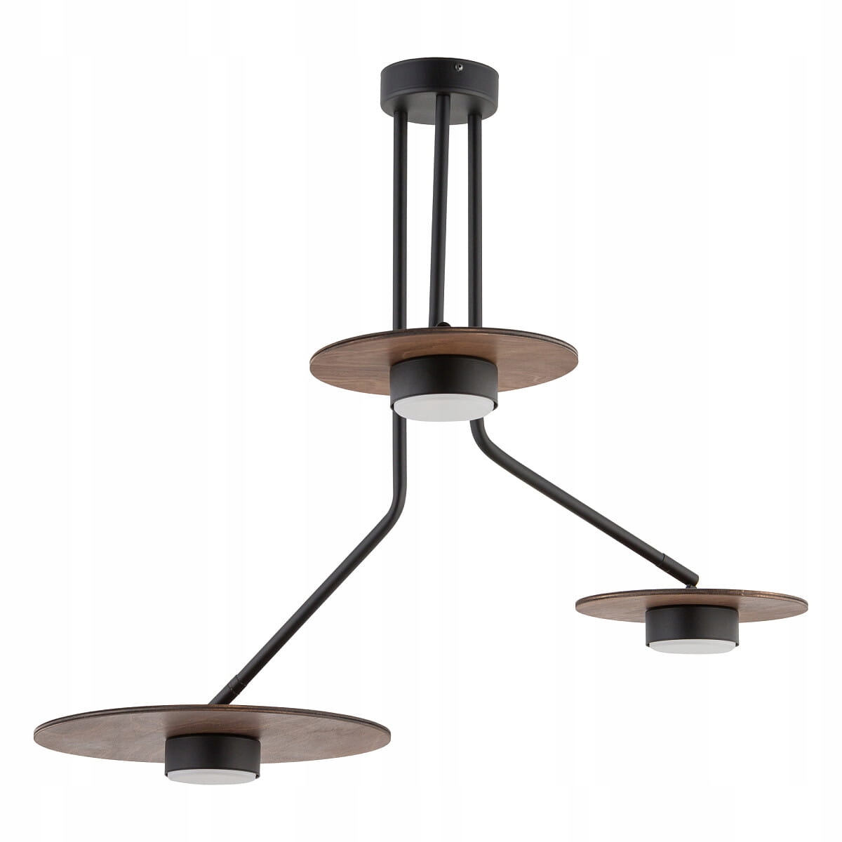 Nowodvorski Disk Led Stropní Svítidlo 3 body, černé, ocel , 60x72 cm, IP20