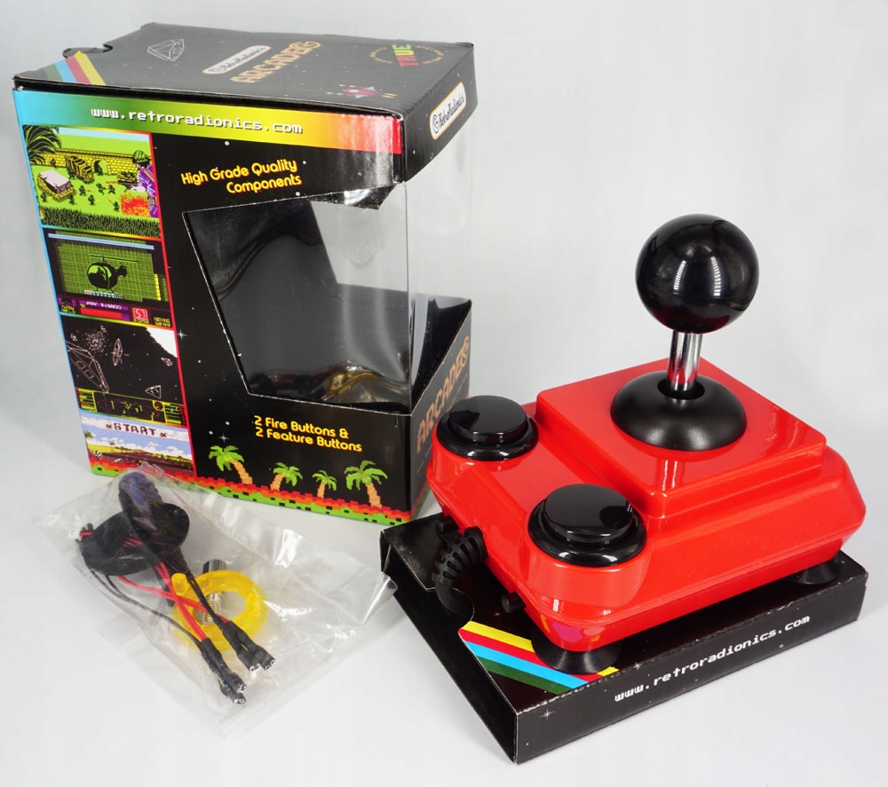 ArcadeR --- nový joystick --- Zx Spectrum Commodore Atari Amiga