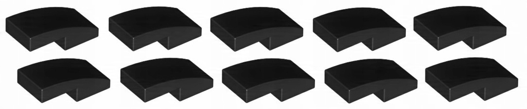 

Lego skos 1x2 czarny 10 szt. 11477 Nowy