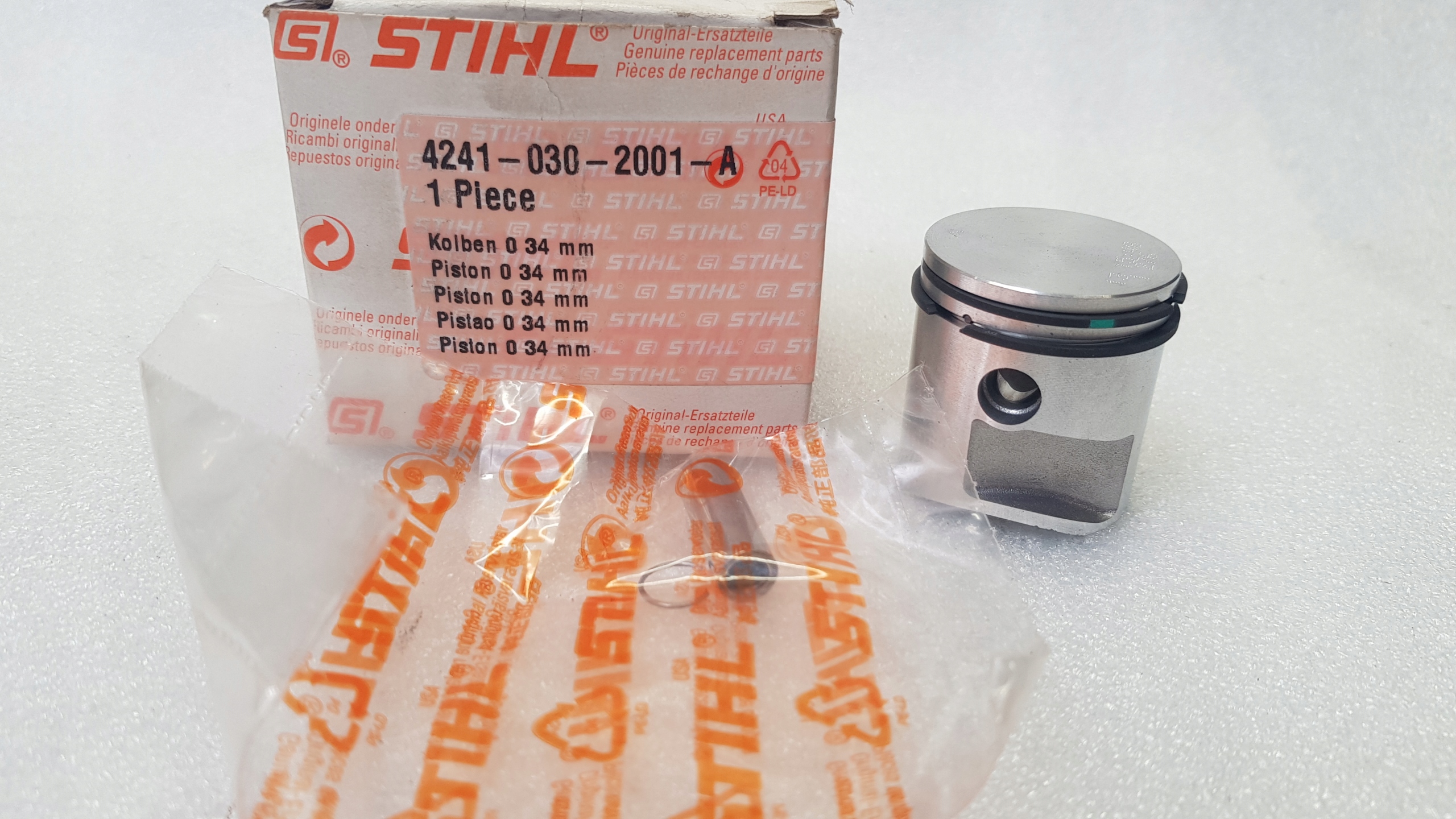 Tłok Do Stihl 34mm BG56 BG86 SH56 SH86 Br 200