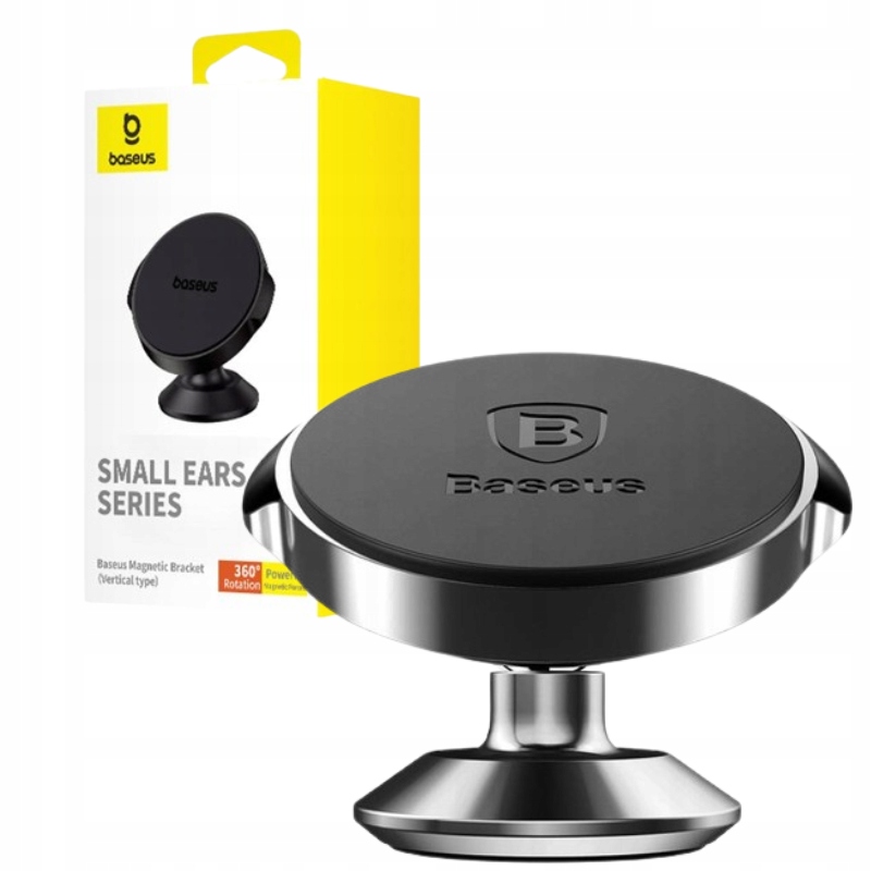 Uchwyt magnetyczny Baseus Small Ears wertykalny 360° (Overseas Edition)