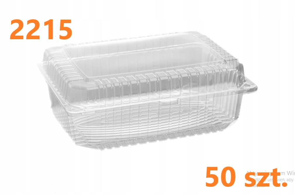 

Opakowanie na ciastka ciasto pet 50szt 253 x 191mm