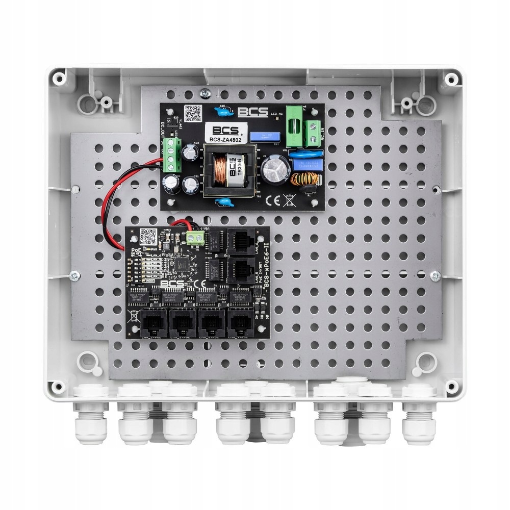 Zestaw Do Zasilania Kamer Ip BCS-IP4/Z/E-S Power W Obudowie Bcs