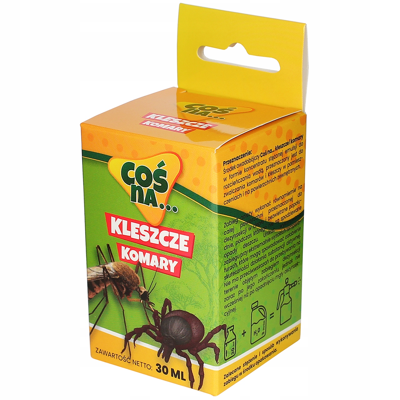 

Coś na Komary i Kleszcze środek Biobójczy 30ml