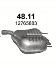 КОНЦЕВОЙ ГЛУШИТЕЛЬ SAAB 9-3 48.11
