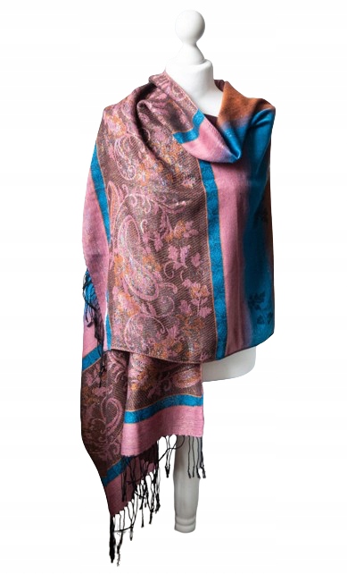 PASHMINA kaszmirowy szal