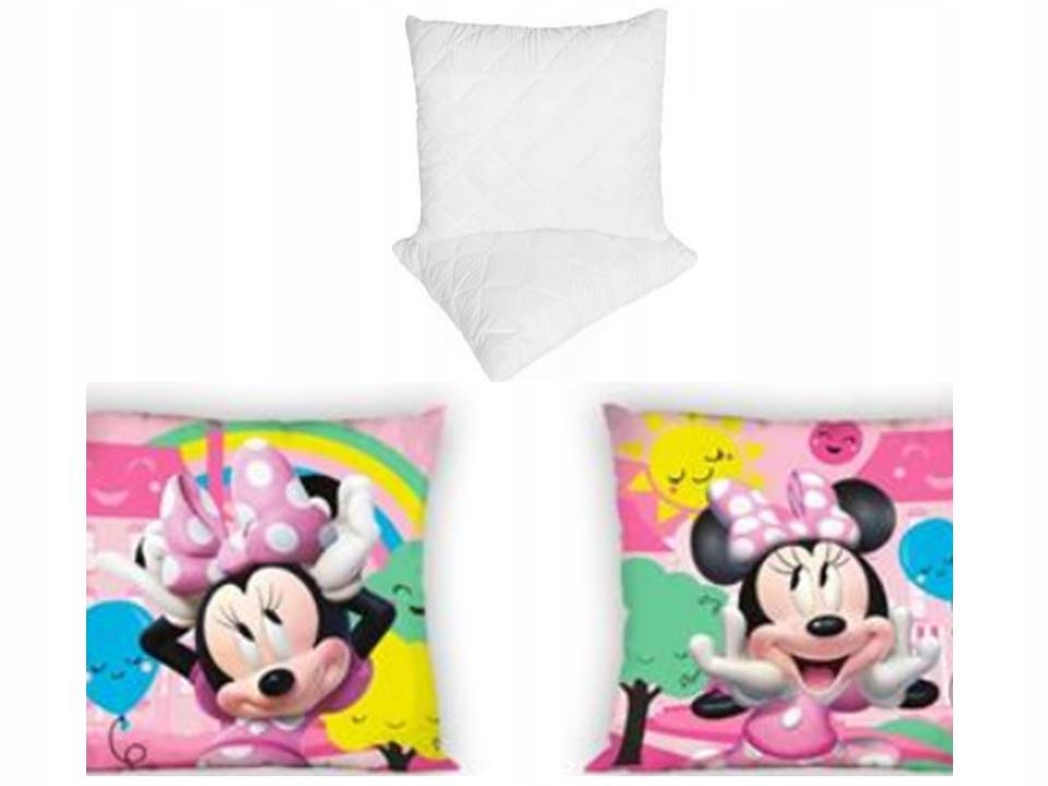 Poszewka na jaśka+Poduszka 40x40 Myszka Minnie Bawełna
