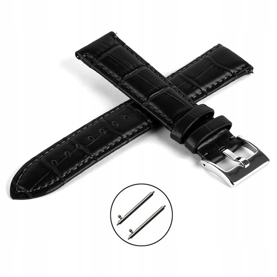 

Pasek Do Smartwatch – Skórzany – 18MM – Czarny
