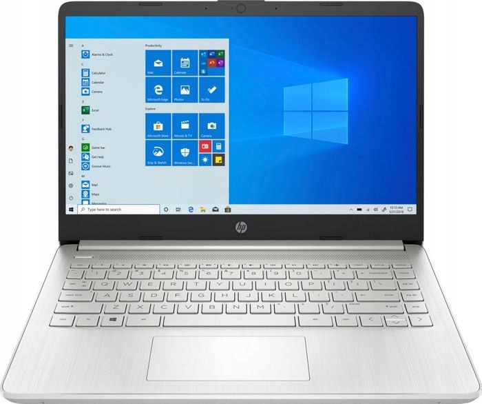 Notebook HP 14s N4020 4GB 64GB MAT USB C W10 strieborný