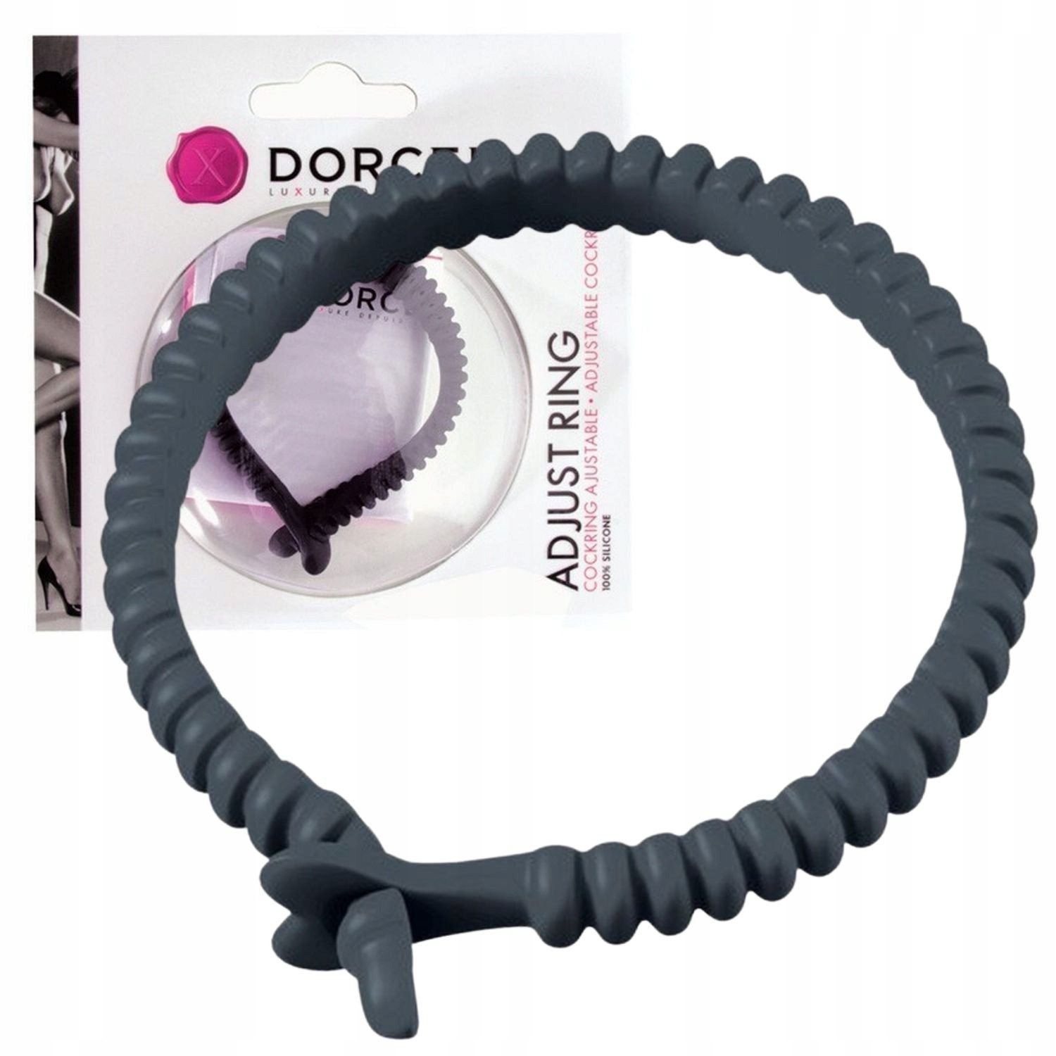 

Dorcel Regulowany pierścień uciskowy na penisa