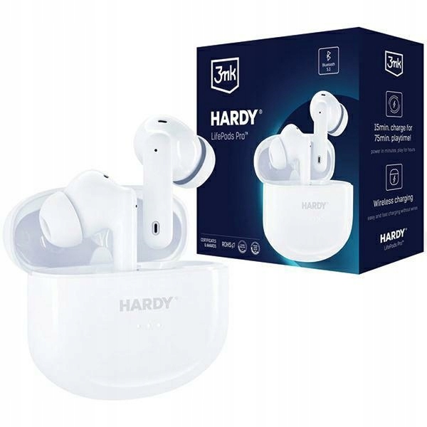 3MK Hardy LifePods Pro bezdrátová sluchátka Bluetooth 5.3 Anc