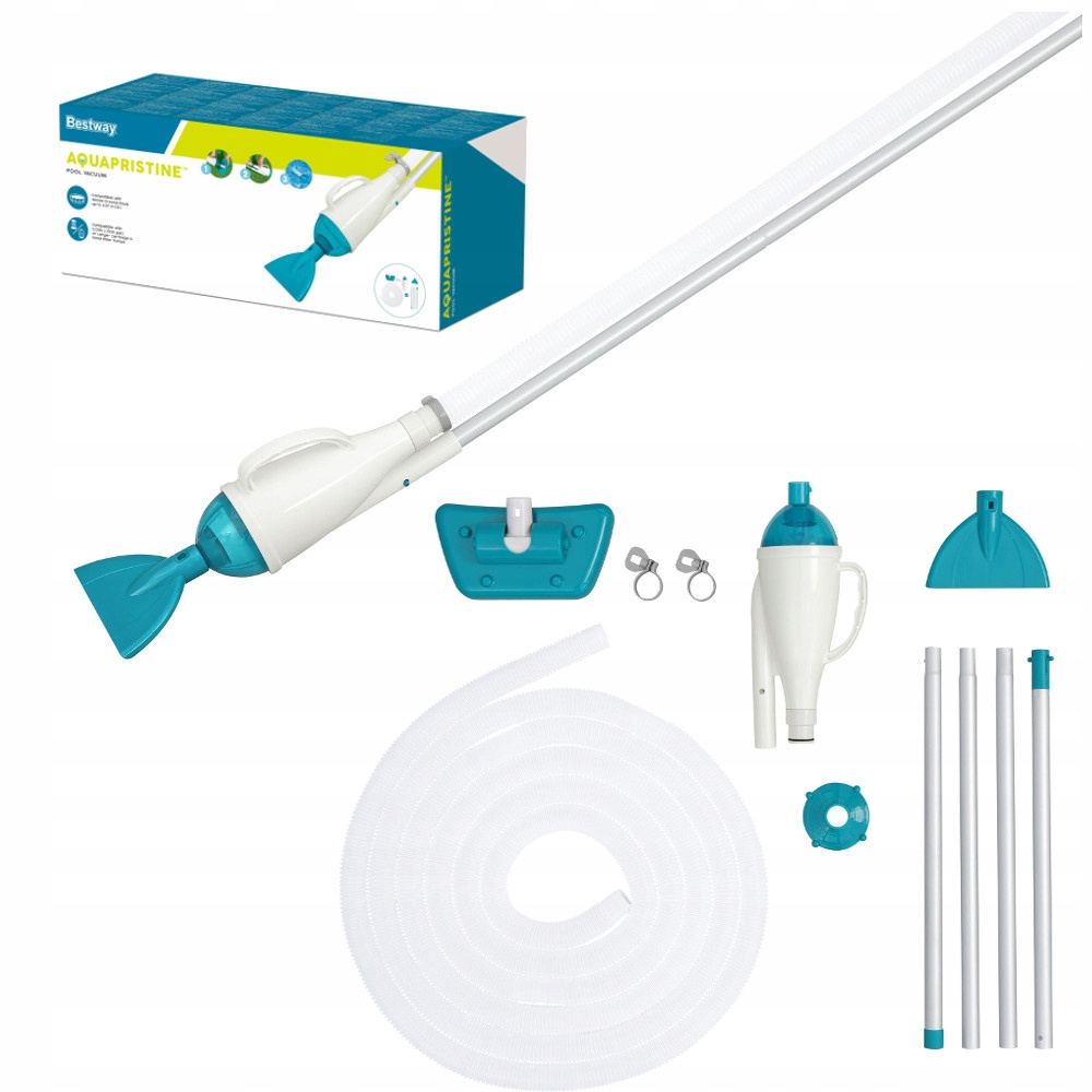 Odkurzacz Zestaw do Czyszczenia Basenu Bestway 58212 końcówki Długi Kij