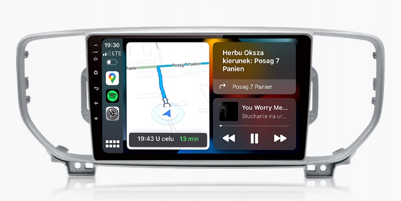 Kia Sportage Rádio Navigace Android Apple Carplay 8GB/128GB Dsp