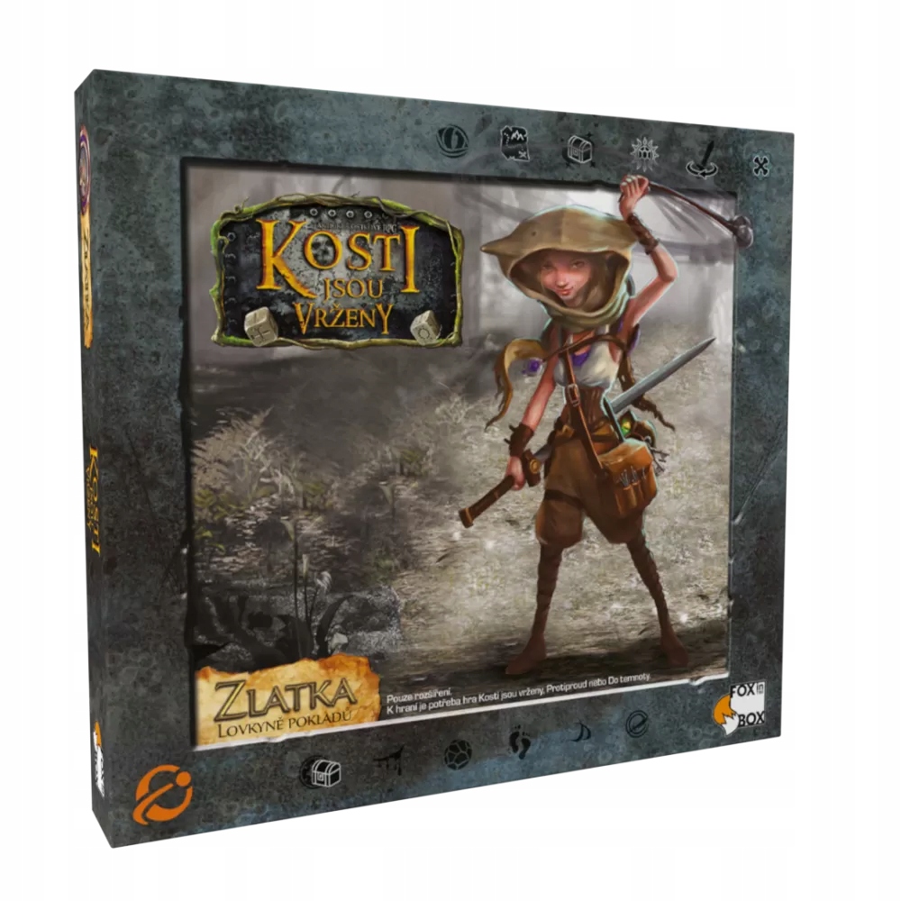 Fox in the Box Kosti jsou vrženy Zlatka