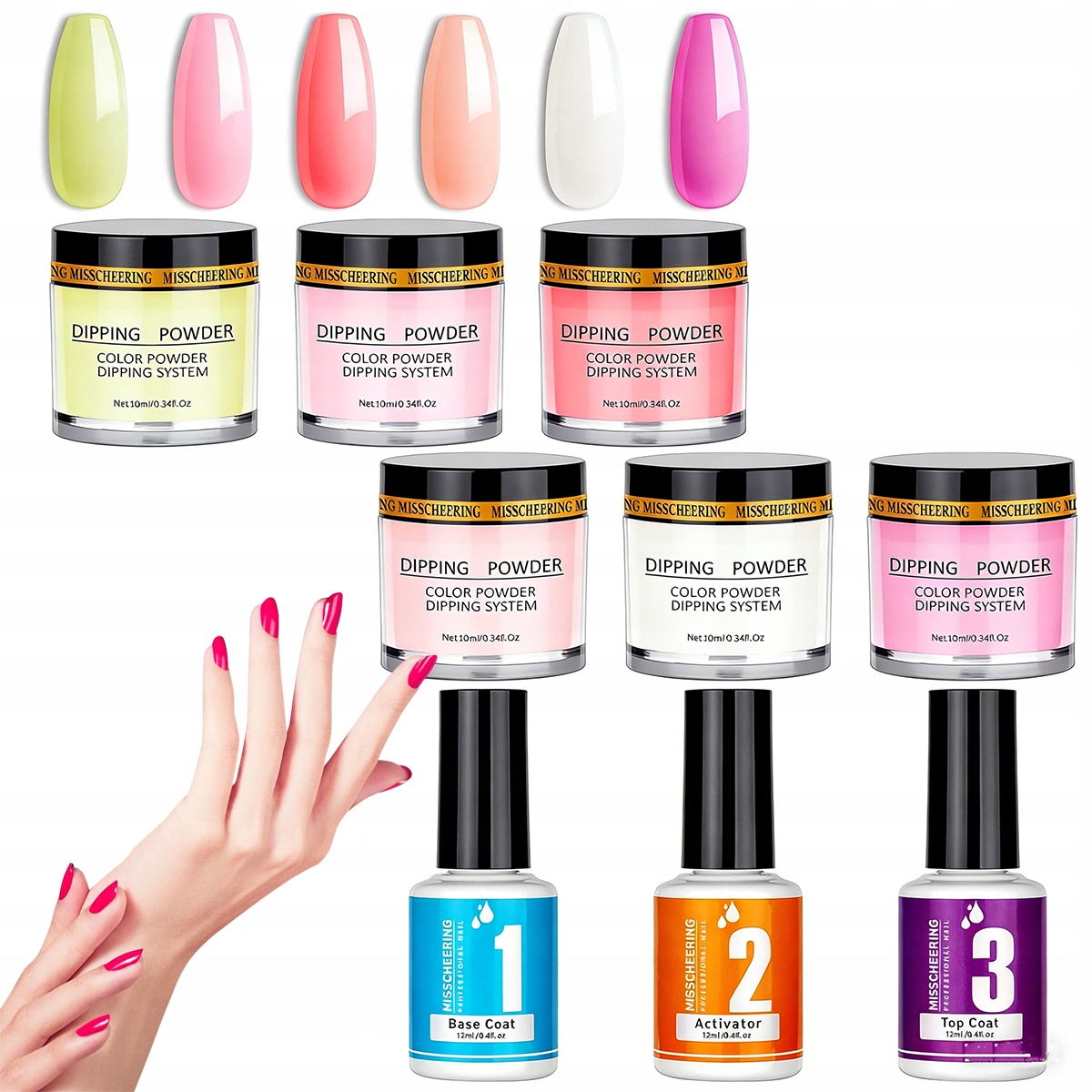 Sada Na Ponoření Do Prášku Na Nehty Nail Diy
