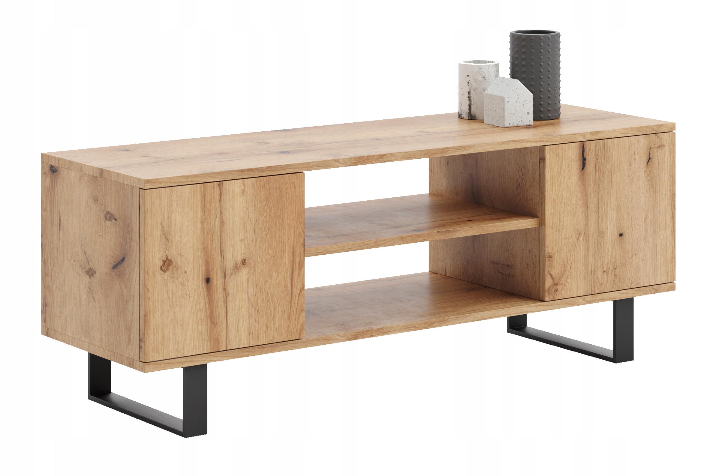 Rtv skříňka Focus Tv stolek Komoda pod televizor loft 155 cm dub craft