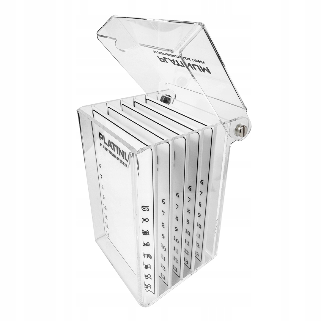 Lash Box organizér na držáky 5 držáků Platinum