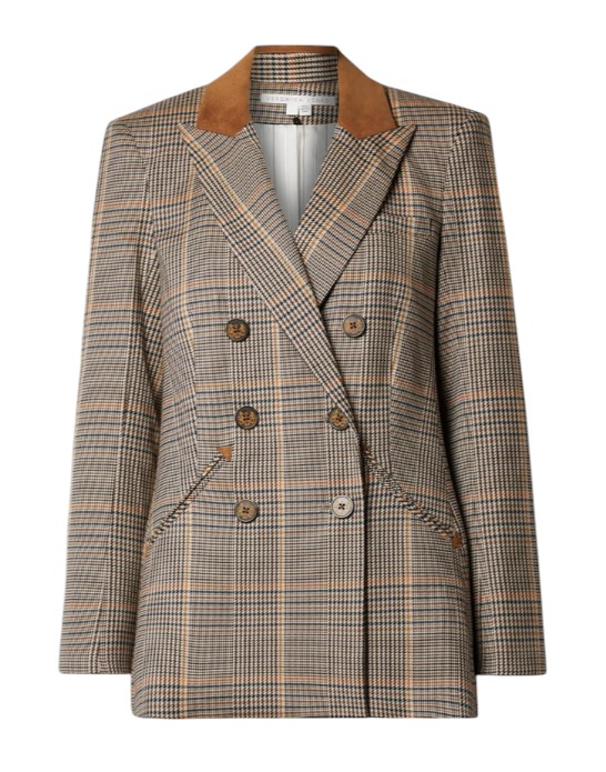 Dvouřadý blejzr Veronica Beard Elvana Velikost 6 S