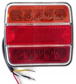 Lampa tylna zespolona LED Przyczepa Laweta 12/24V