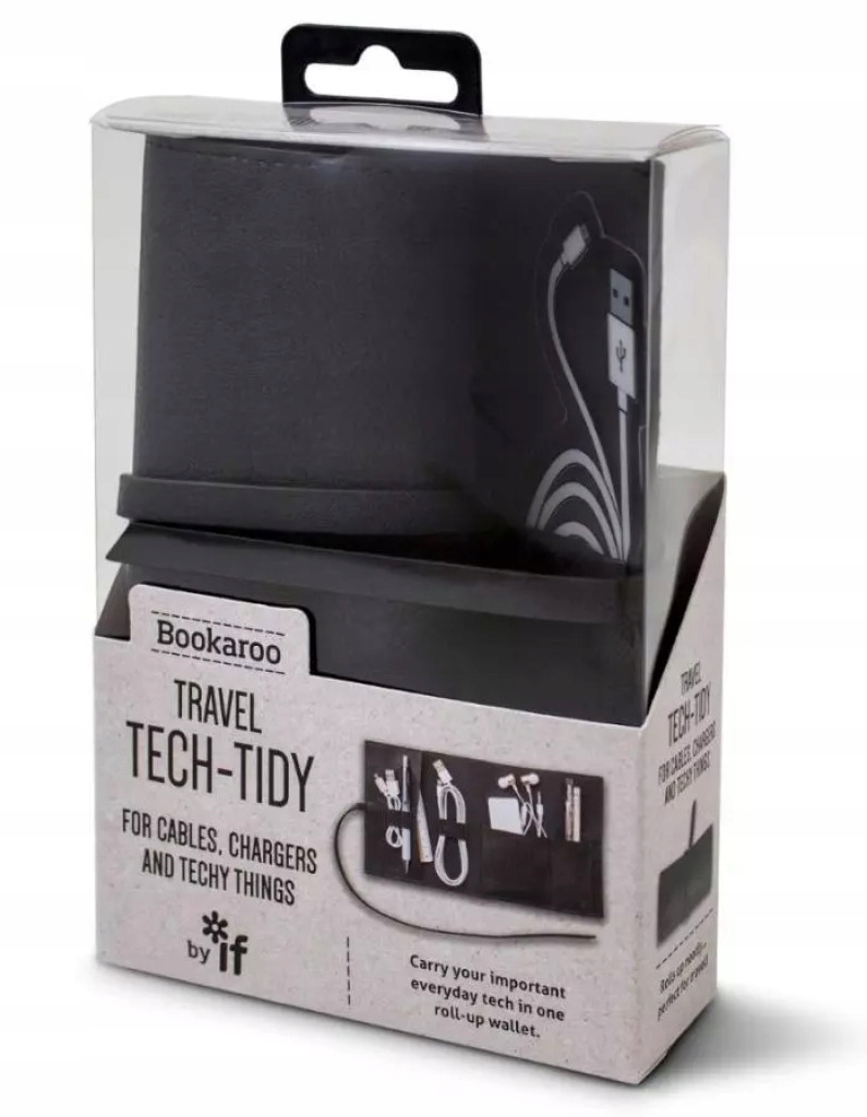 Bookaroo Travel Tech-Tidy Organizer podróżny czerń If