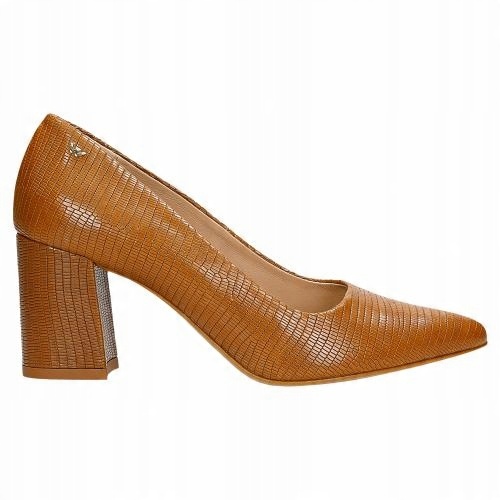 

Buty Wojas Czółenka damskie skóra brązowe r. 37,5
