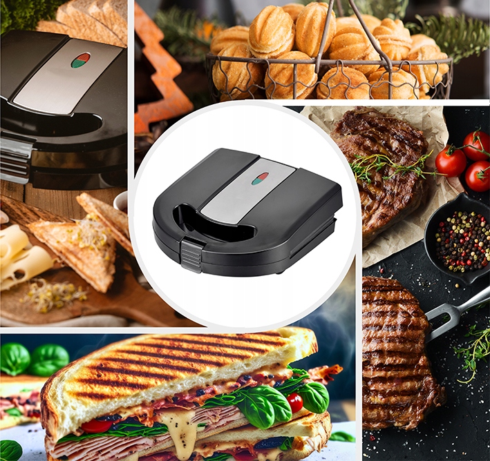 OPIEKACZ TOSTER 3w1 GRILL PANINI 1000W SANDWICH OPIEKACZ DO ORZESZKÓW Marka Mesko