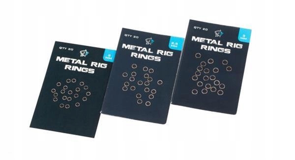 Kółka łącznikowe Nash Metal Rig Rings 2,5mm