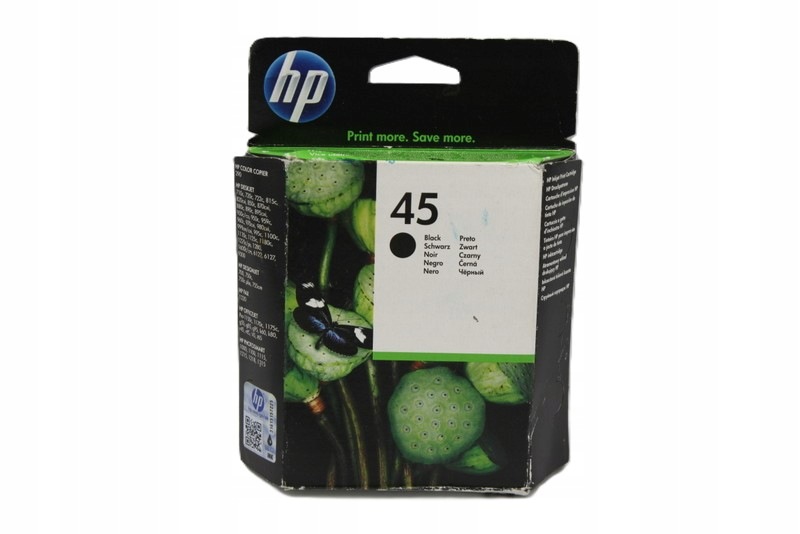 Hp 45 51645AE černý inkoust 14/17 originál