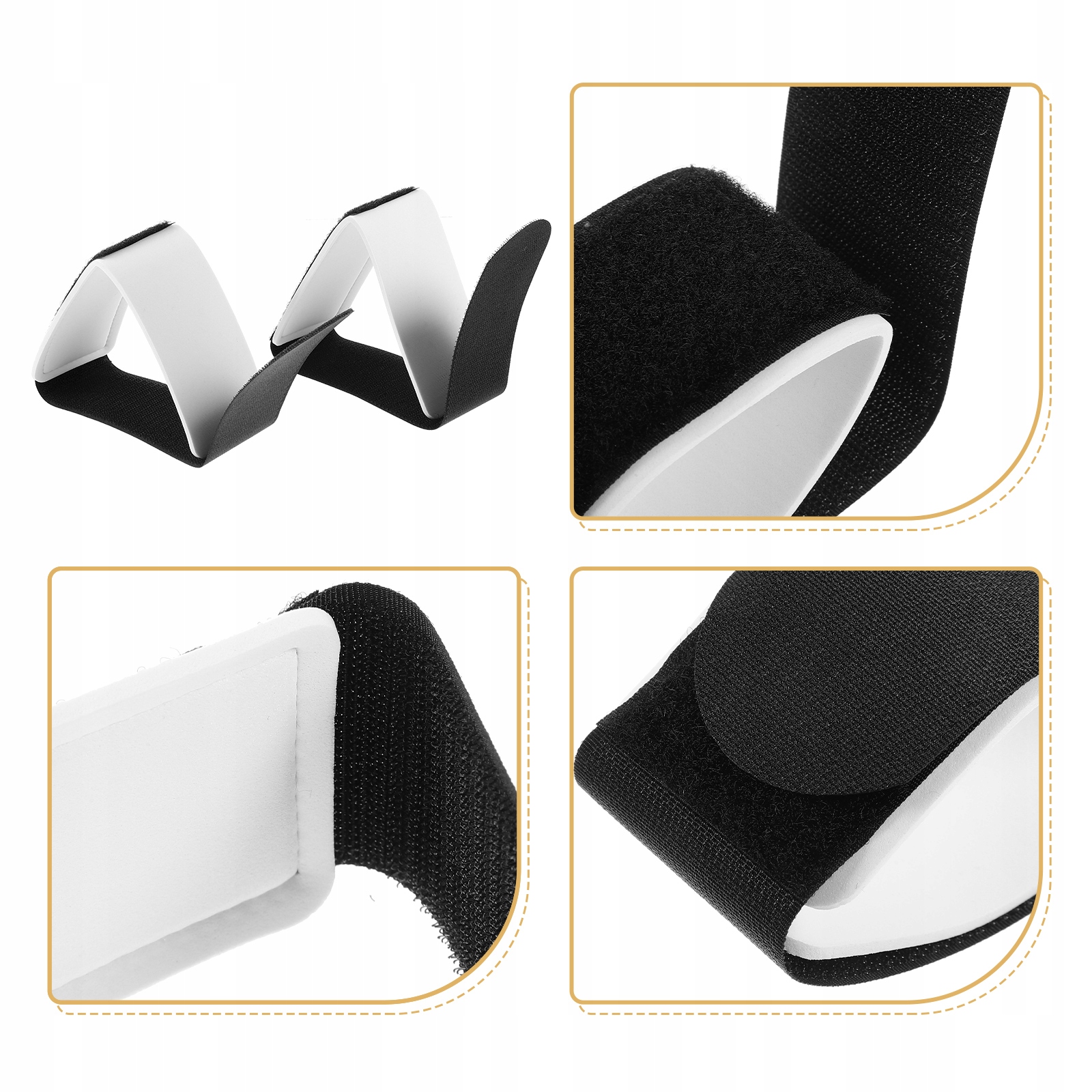 PASEK DO NART PASKI SNOWBOARDOWE Kolor dominujący czarny