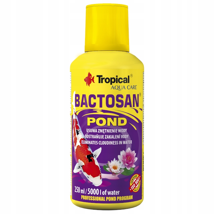 

Tropical Bactosan Pond 250ml Klaruje Wodę W Oczku