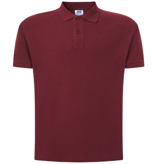 

Koszulka Polo Męska Jhk 210 Burgund XL