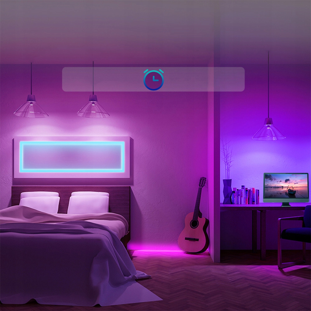 GOSUND INTELIGENTNA SMART TAŚMA LISTWA LED WIFI TUYA GOOGLE ALEXA SL1 2.8m Komunikacja WiFi