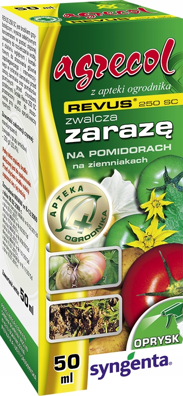 

Revus 250 Sc 50 ML Agrecol na zarazę na pomidorach