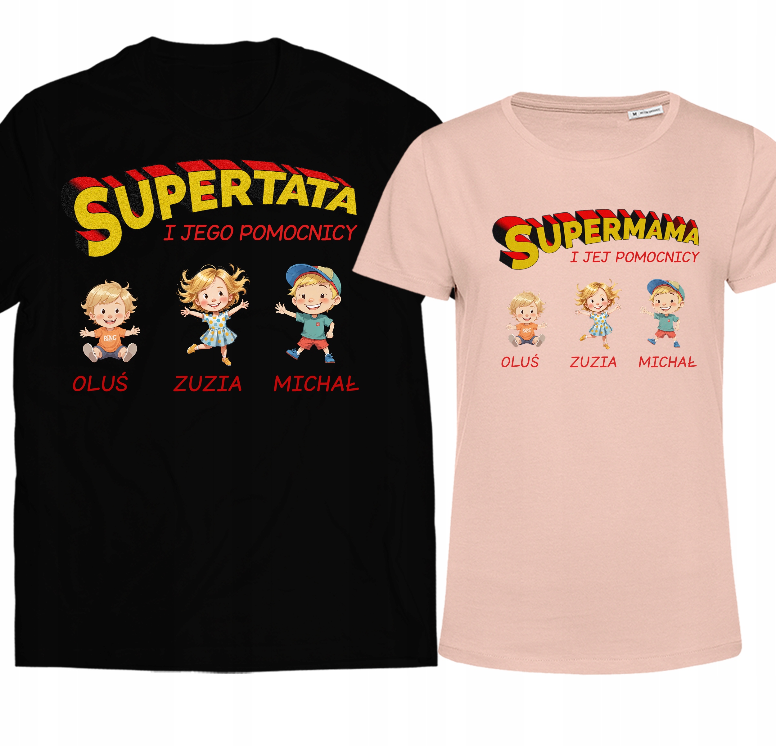 Sada Triček Na Svátek Matek Na Den Otců Pro Maminku, Tatínka, Rodiče, XL