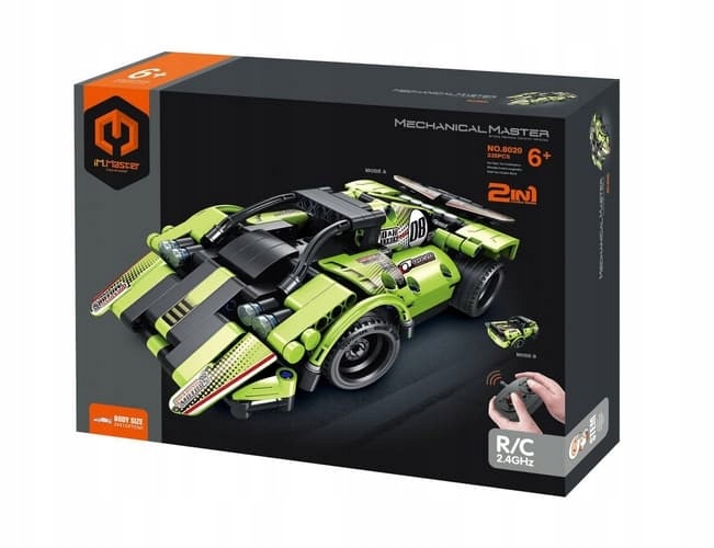 Stavebnice iM.MASTER auto Rc 2v1plast 2,4GHz 335 dílků