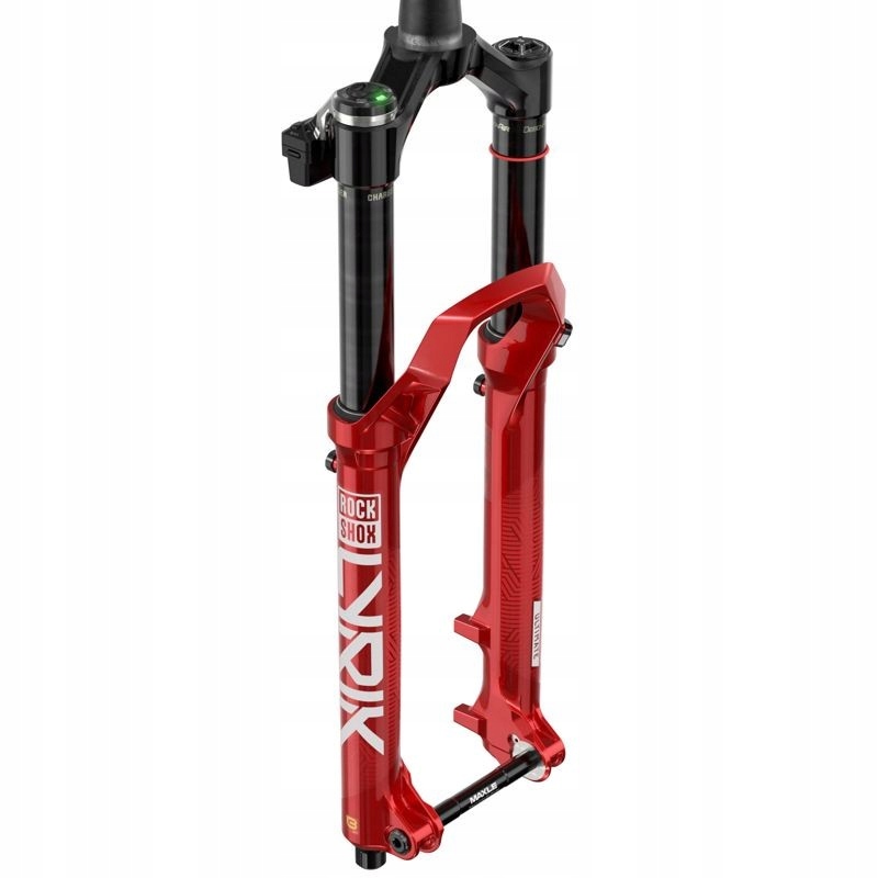 RockShox Lyrik Ultimate 29" Flight Attendant, 160mm, červená 44mm Offset, 15x11