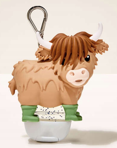 Bath & Body Works Highland Cow PocketBac Holder Etui na Żel Antybakteryjny