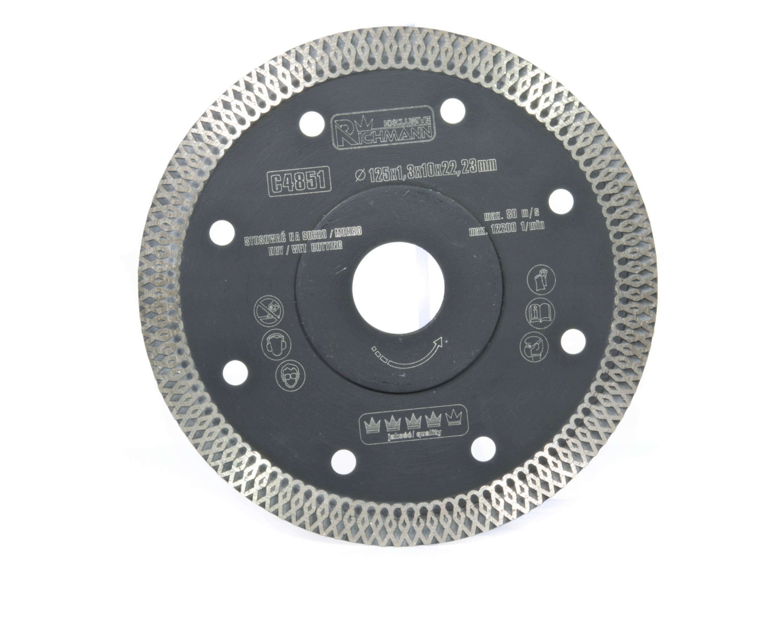 

Tarcza diamentowa 125mm Cienka Gres Glazura C4851